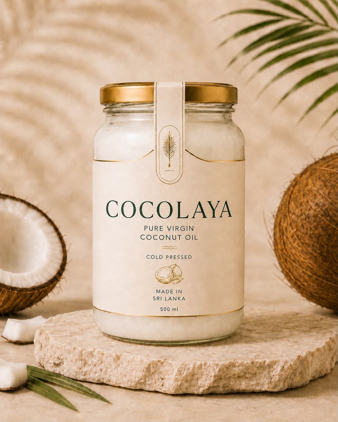 Cocolaya virgin coconut oil jar